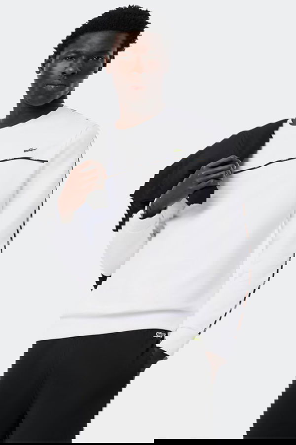 Lacoste Erkek Sweatshirt Beyaz