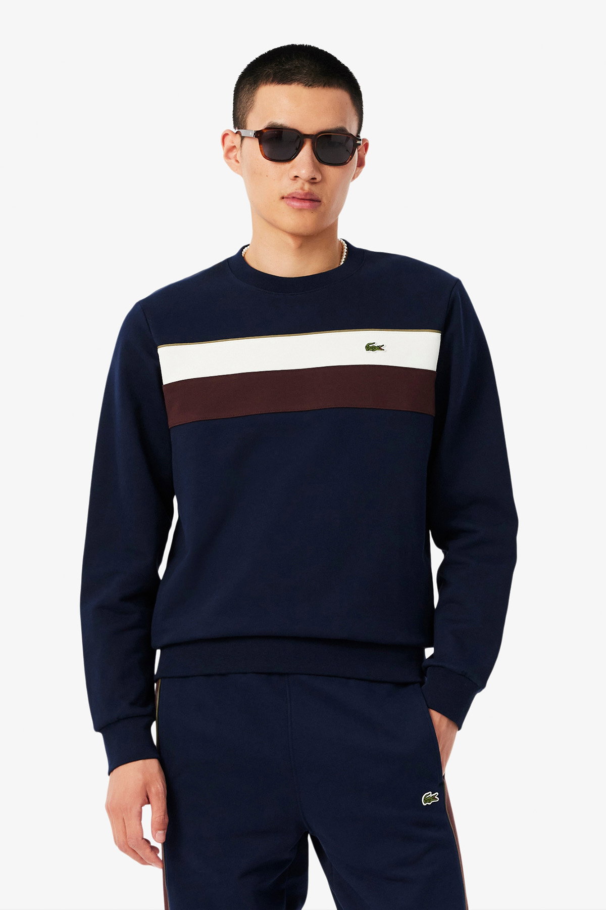 Lacoste Erkek Sweatshirt LACIVERT