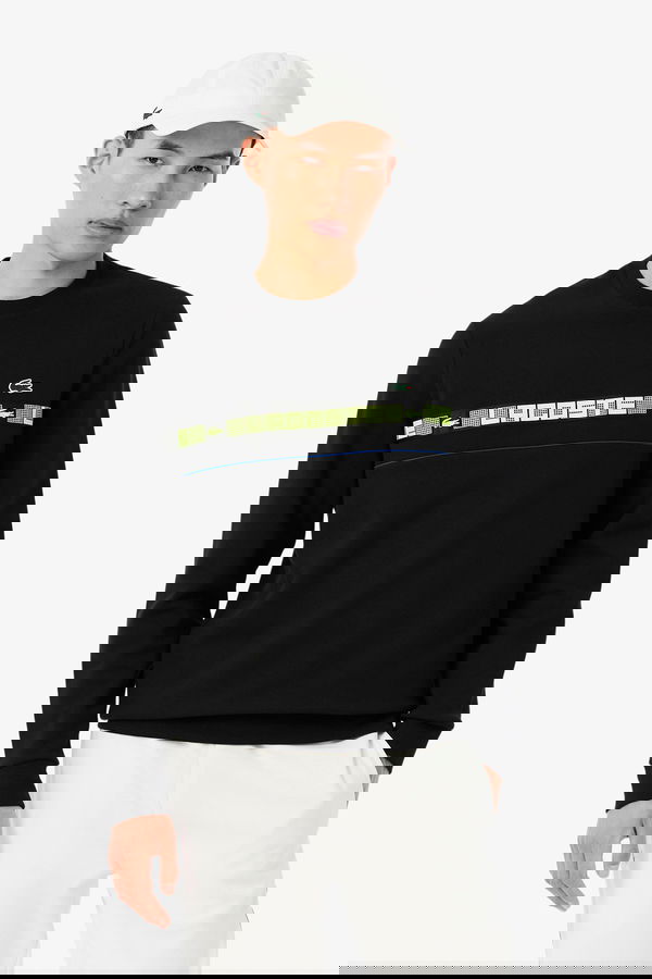 Lacoste Erkek Sweatshirt SIYAH