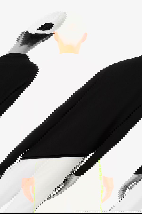 Lacoste Erkek Sweatshirt SIYAH