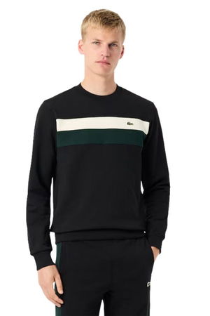 Lacoste Erkek Sweatshirt SIYAH