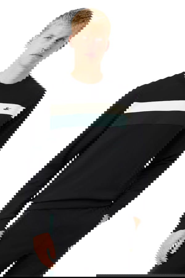 Lacoste Erkek Sweatshirt SIYAH