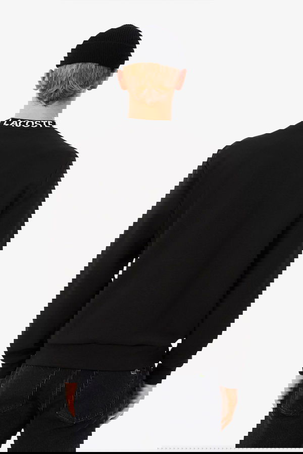 Lacoste Erkek Sweatshirt SIYAH