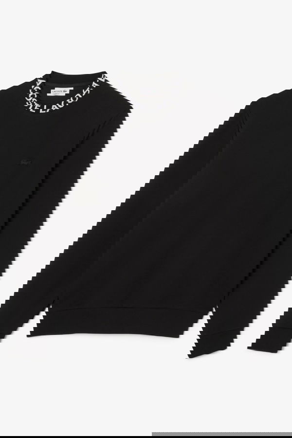 Lacoste Erkek Sweatshirt SIYAH