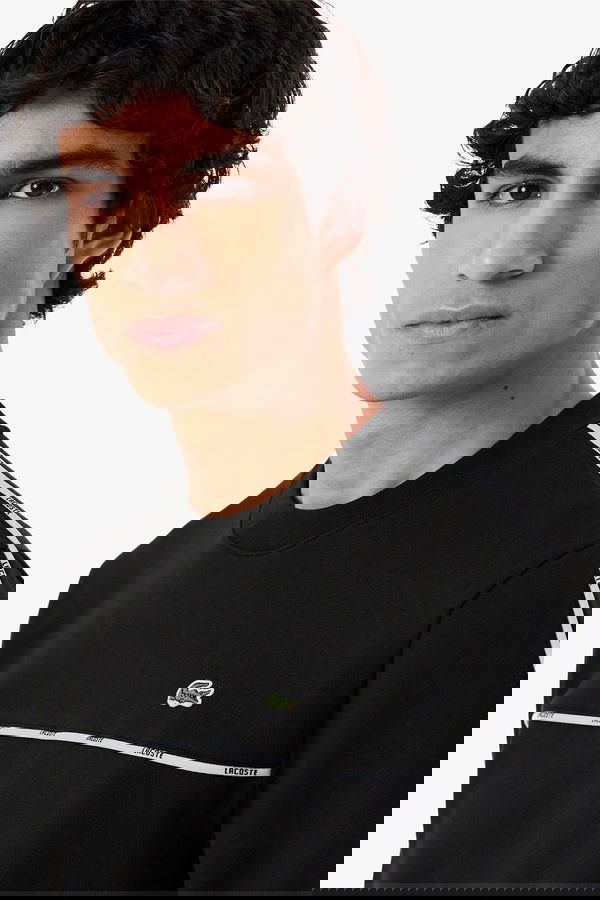 Lacoste Erkek Sweatshirt SIYAH