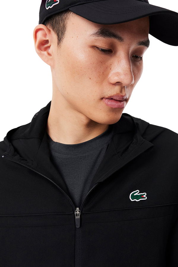 Lacoste Fermuarlı Erkek Ceket SIYAH