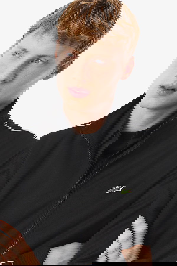 Lacoste Fermuarlı Erkek Sweat SIYAH