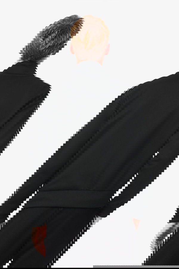 Lacoste Fermuarlı Erkek Sweat SIYAH