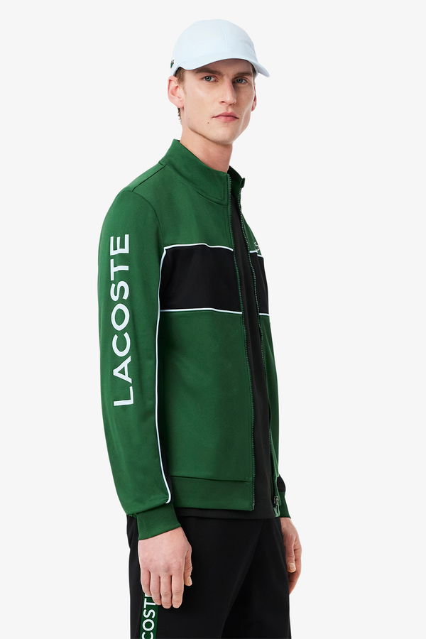 Lacoste Fermuarlı Erkek Sweat YESIL