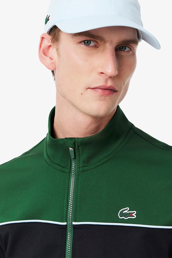 Lacoste Fermuarlı Erkek Sweat YESIL