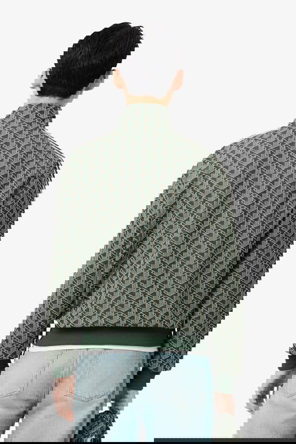Lacoste Fermuarlı Erkek Sweat YESIL