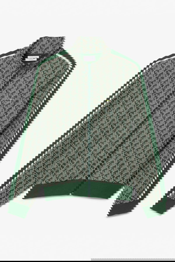 Lacoste Fermuarlı Erkek Sweat YESIL