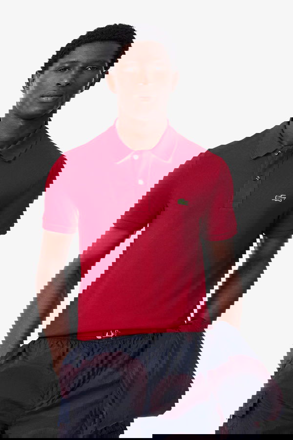 Lacoste Polo Yaka Erkek T-shirt BORDO
