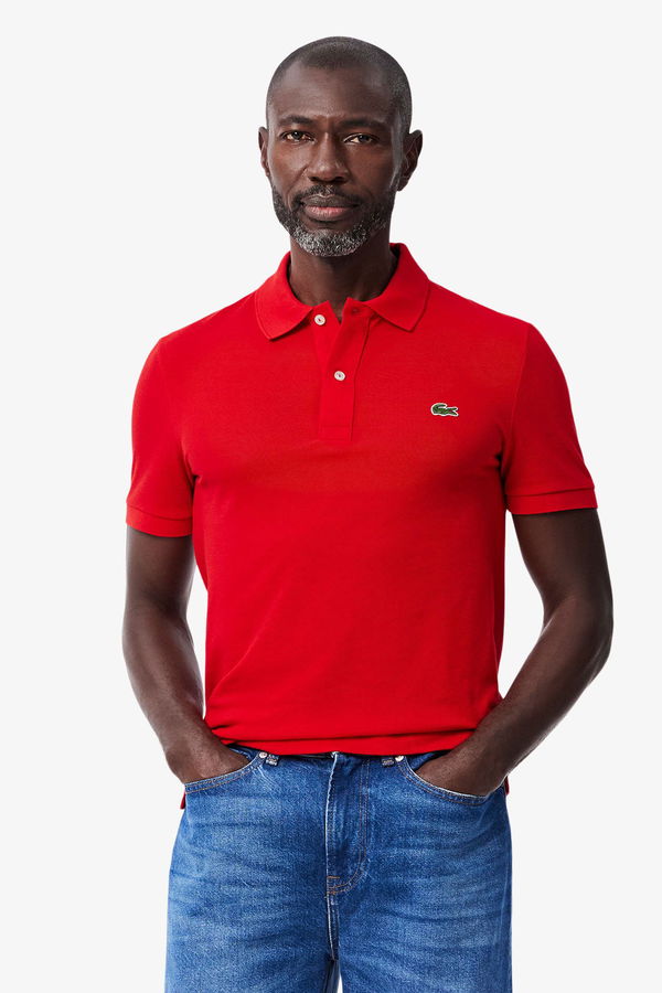 Lacoste Polo Yaka Erkek T-shirt KIRMIZI Lacoste Polo Yaka Erkek T-shirt KIRMIZI