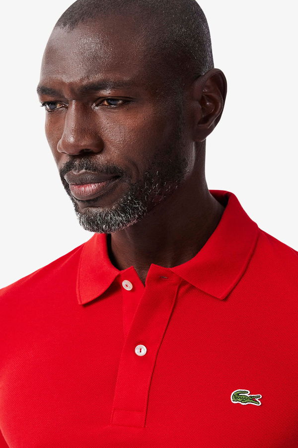 Lacoste Polo Yaka Erkek T-shirt KIRMIZI Lacoste Polo Yaka Erkek T-shirt KIRMIZI