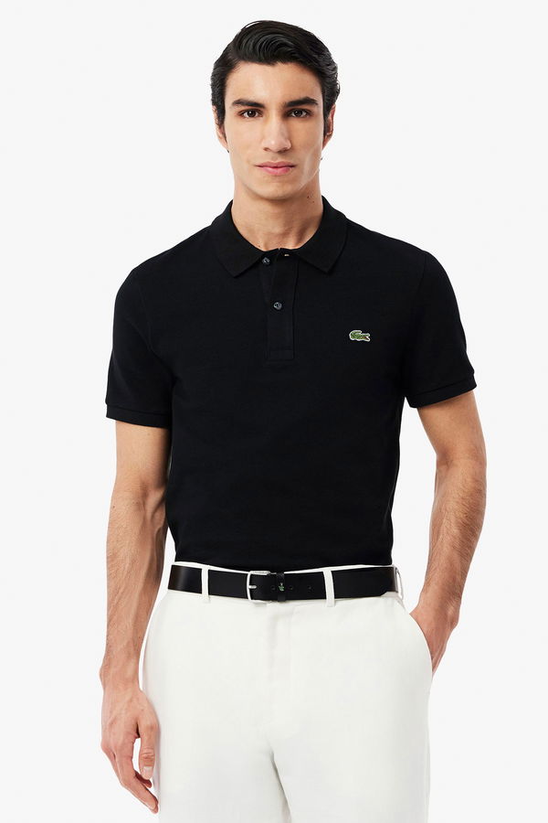 Lacoste Polo Yaka Erkek T-shirt SIYAH Lacoste Polo Yaka Erkek T-shirt SIYAH
