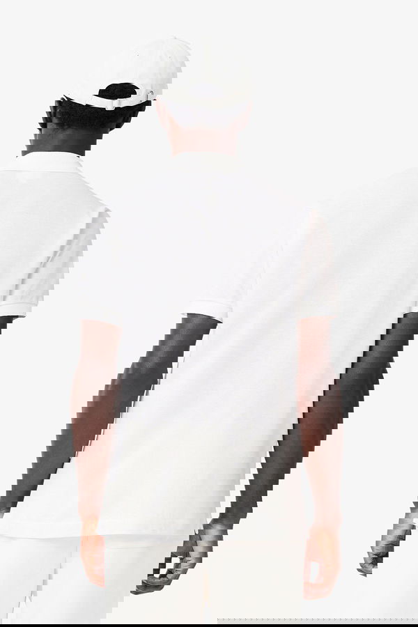 Lacoste Polo Yaka Erkek T-shirt Beyaz