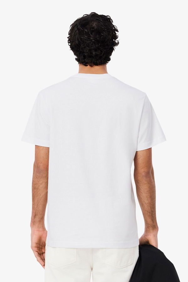 Lacoste Erkek T-shirt Beyaz Lacoste Erkek T-shirt Beyaz