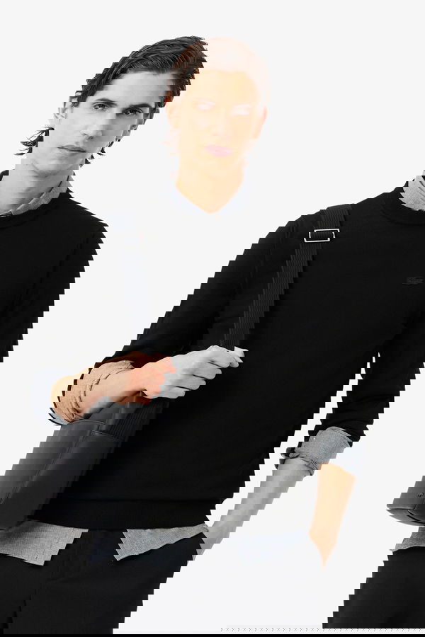 Lacoste Erkek Triko Kazak SIYAH