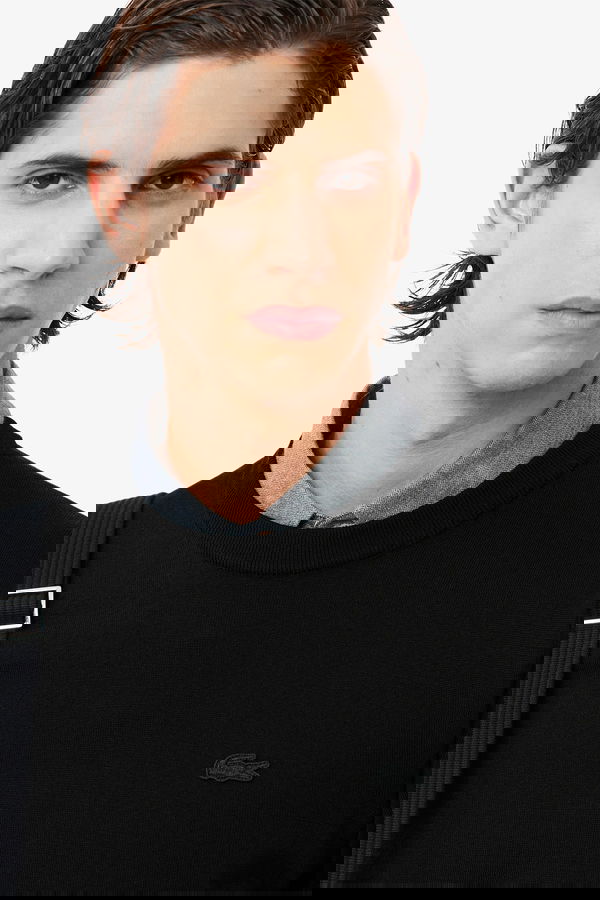 Lacoste Erkek Triko Kazak SIYAH