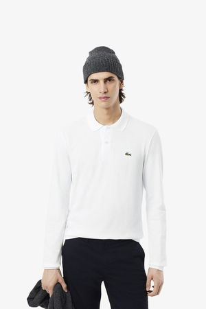 Lacoste Uzun Kollu Erkek T-shirt Beyaz
