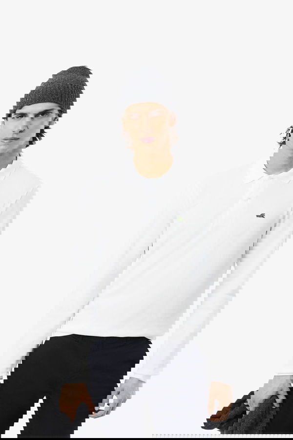 Lacoste Uzun Kollu Erkek T-shirt Beyaz