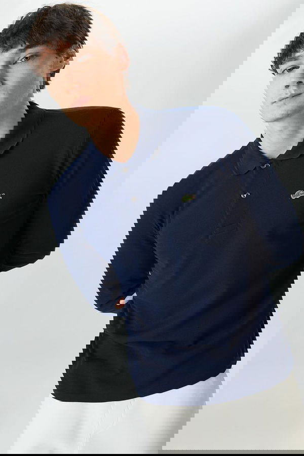 Lacoste Uzun Kollu Erkek T-shirt LACIVERT