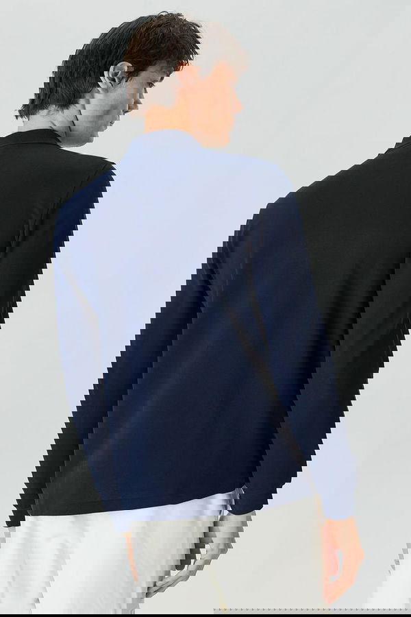 Lacoste Uzun Kollu Erkek T-shirt LACIVERT