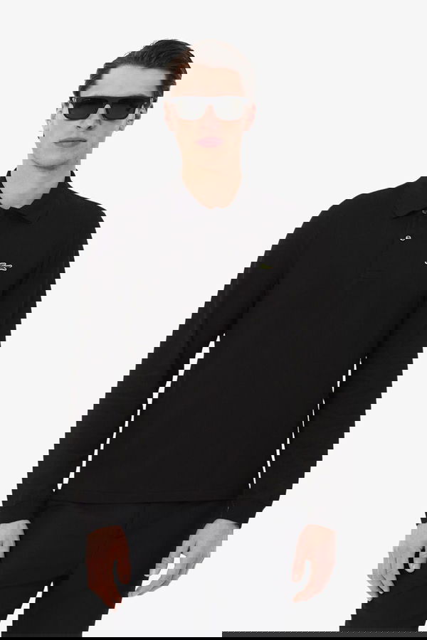 Lacoste Uzun Kollu Erkek T-shirt SIYAH