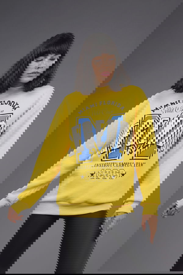 Legenos Baskılı Sweat SARI Legenos Baskılı Sweat SARI