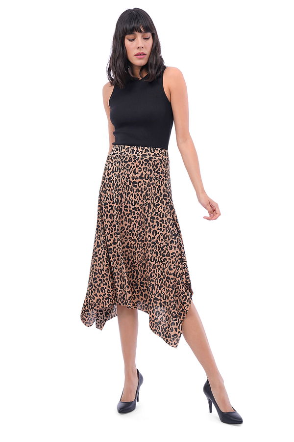 Leopar Desenli Çan Etek LEOPAR Leopar Desenli Çan Etek LEOPAR
