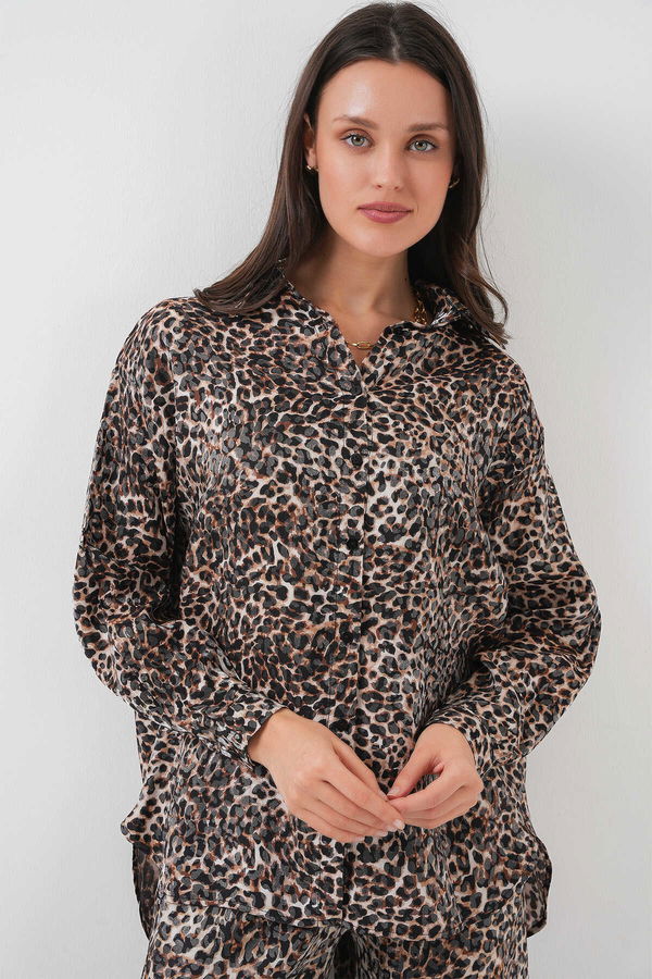 Gabria Leopar Parlak İkili Takım LEOPAR Gabria Leopar Parlak İkili Takım LEOPAR