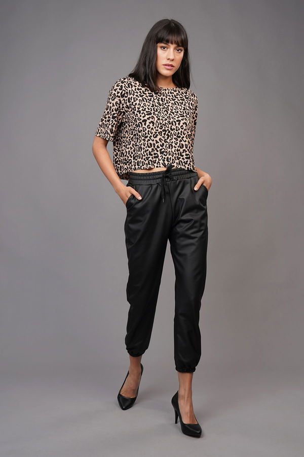 Leoparlı Mini Bluz LEOPAR Leoparlı Mini Bluz LEOPAR