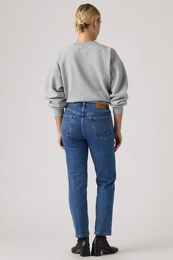 Levis 501 Kadıın Cropped Jeans Pantolon MAVI