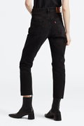 Levis 501 Kadın Crop Kot Pantolon SIYAH