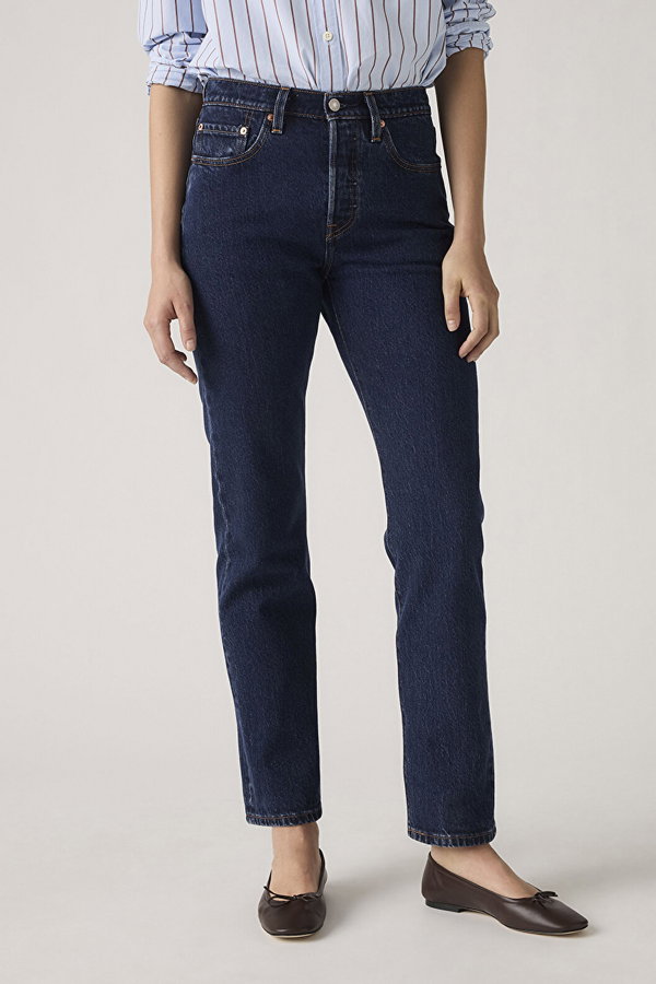 Levis 501 Kadın Origina Jeans  Pantolon LACIVERT