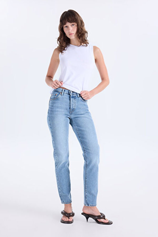 Levis 501 Kadın Origina Jeans  Pantolon MAVI