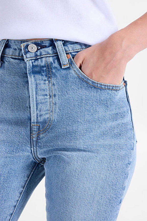 Levis 501 Kadın Origina Jeans  Pantolon MAVI