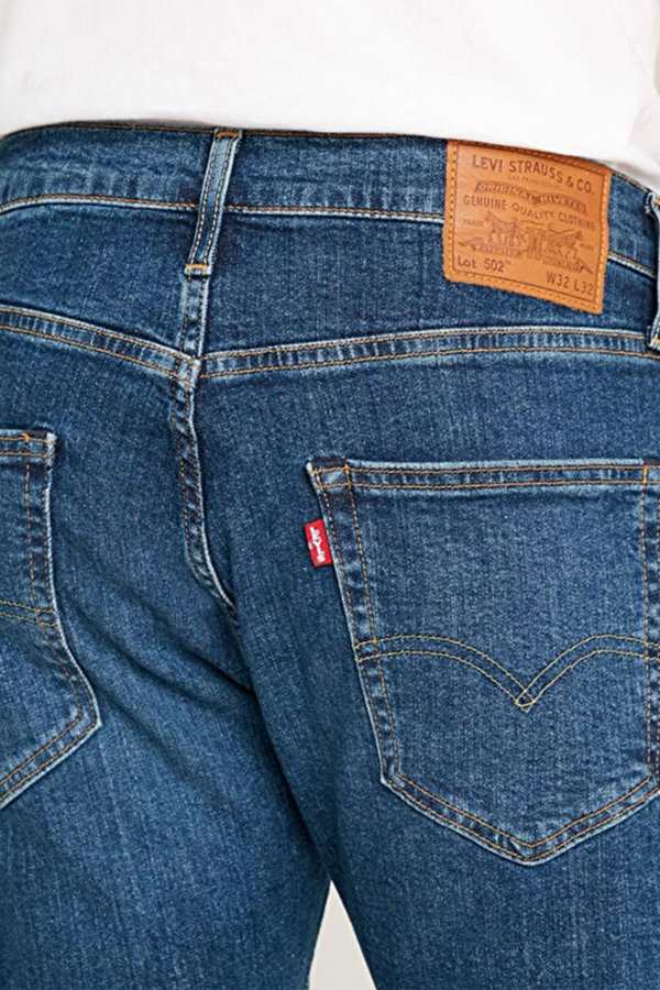 Levis 502 Erkek Regular Taper Jeans  Pantolon INDIGO