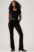 Levis 725 Kadın High Rise Bootcut Jeans Pantolon SIYAH
