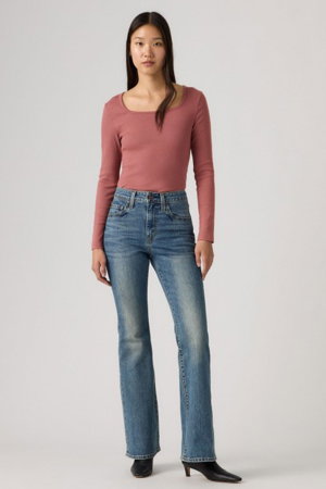 Levis 726 High Rise Flare Kadın Jeans Pantolon K.INDIGO