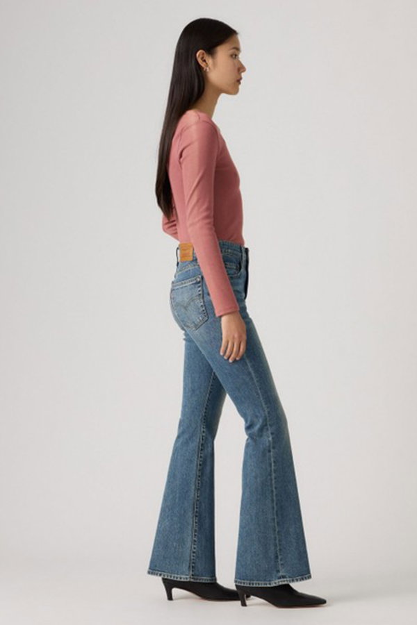 Levis 726 High Rise Flare Kadın Jeans Pantolon K.INDIGO