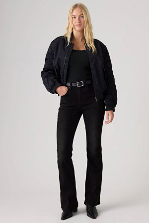 Levis 726 High Rise Flare Kadın Jeans  Pantolon SIYAH