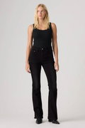 Levis 726 High Rise Flare Kadın Jeans  Pantolon SIYAH