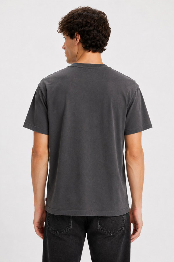 Levis Erkek Bisiklet Yaka T-shirt ANTRASIT