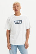 Levis Erkek Bisiklet Yaka T-shirt BEYAZ