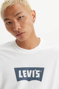 Levis Erkek Bisiklet Yaka T-shirt BEYAZ