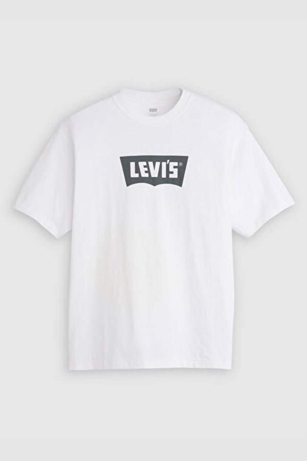 Levis Erkek Bisiklet Yaka T-shirt BEYAZ