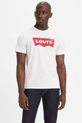 Levis Erkek Bisiklet Yaka T-shirt BEYAZ