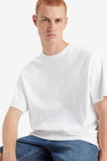Levis Erkek Bisiklet Yaka T-shirt BEYAZ
